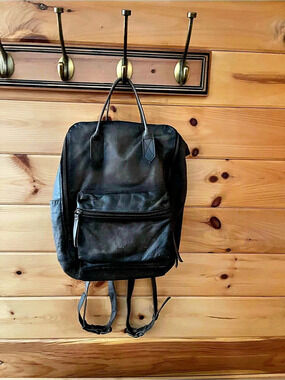 lataco Leather Backpack in Brown